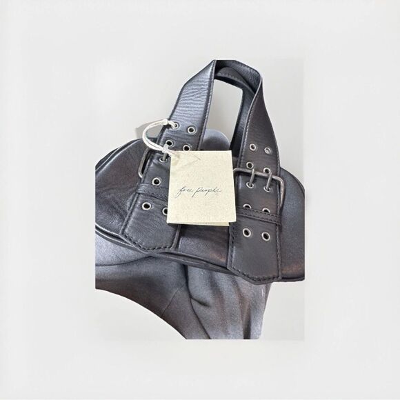 Free People Black Satchel - Picture 6 of 13
